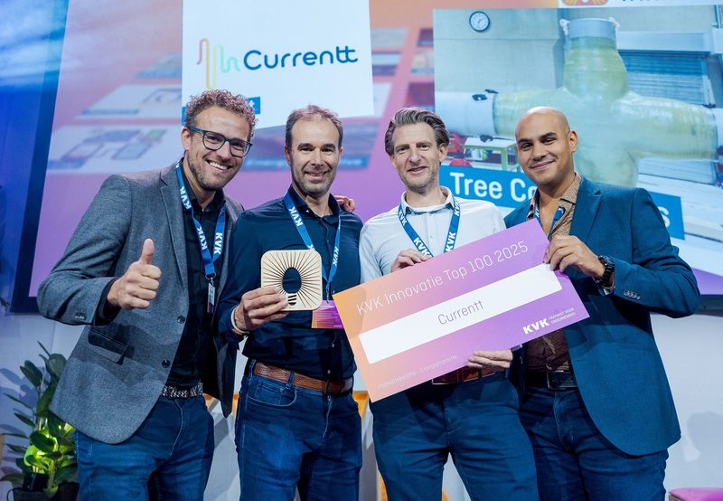 Uitreiking KVK Innovation award aan Currentt