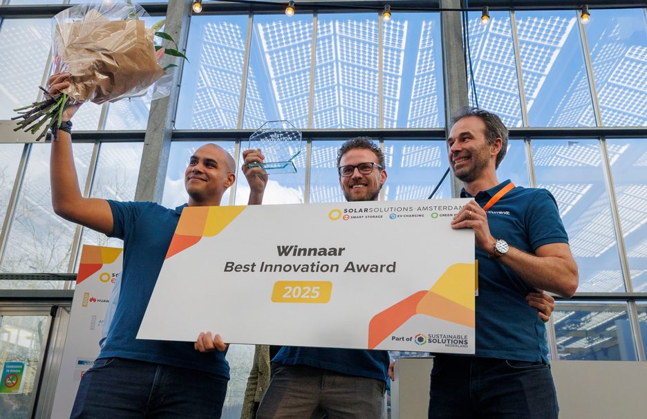 Afbeelding bij nieuwsartikel Wat een bijzonder moment: we hebben de Best Innovation Award 2025 gewonnen!