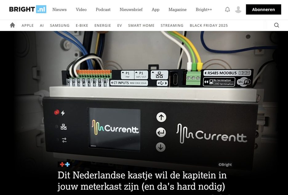 Afbeelding bij nieuwsartikel De aandacht voor Currentt blijft groeien in de vakmedia 🎉